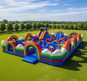 T6-6561 Rainbow Theme Inflatable Funcity