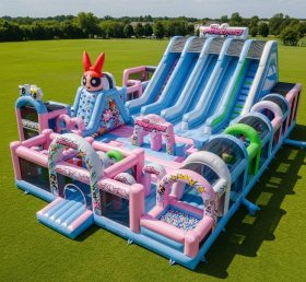 T6-6617 The Powerpuff Girls Theme Inflatable Funcity