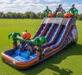 T8-5413 Halloween Theme Inflatable Water Slide