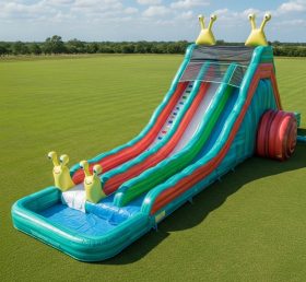 T8-5429 Snail Theme Inflatable Water Slide