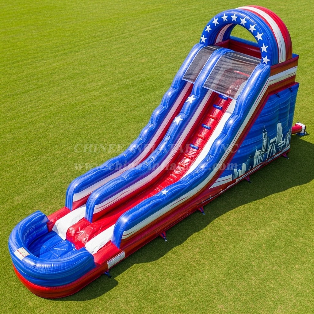 T8-5449 American Style Theme Inflatable Water Slide