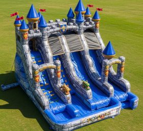 T8-5480 Castle Kingdom Theme Inflatable Water Slide