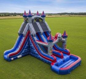 T8-5652 Knight Theme Inflatable Water Slide
