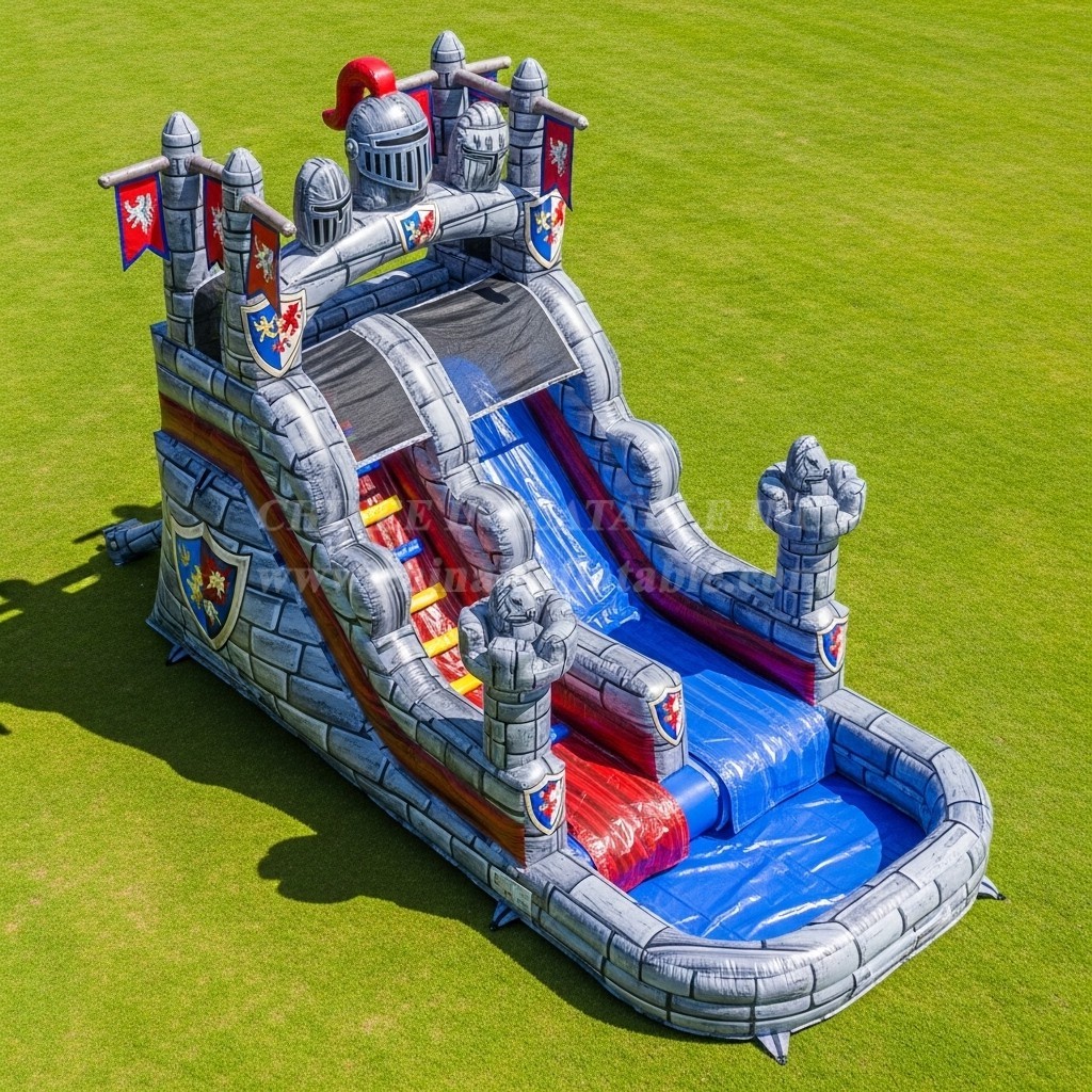 T8-5655 Knight Theme Inflatable Water Slide