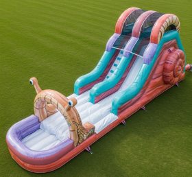 T8-5813 Snail Theme Inflatable Water Slide