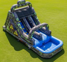 T8-5843 Toxic Theme Inflatable Water Slide