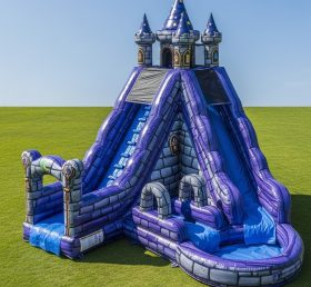 T8-5888 Wizard Theme Inflatable Water Slide