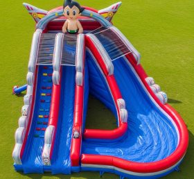 T8-7115 Astro Boy Theme Inflatable Water Slide