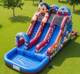 T8-7116 Astro Boy Theme Inflatable Water Slide