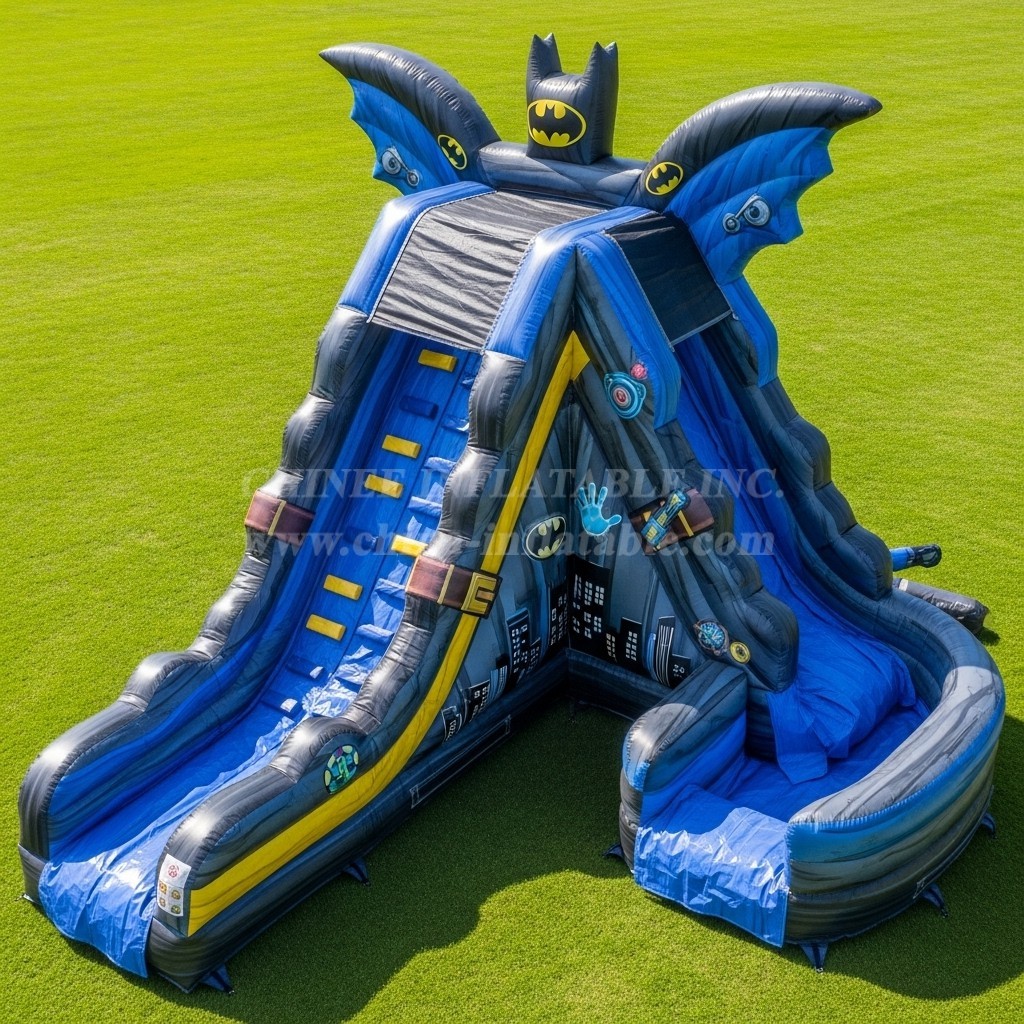 T8-7140 Batman Theme Inflatable Water Slide
