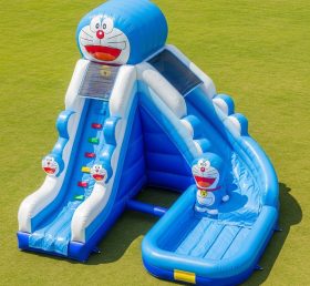T8-7221 Doraemon Theme Inflatable Water Slide