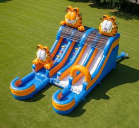 T8-7238 Garfield Theme Inflatable Water Slide