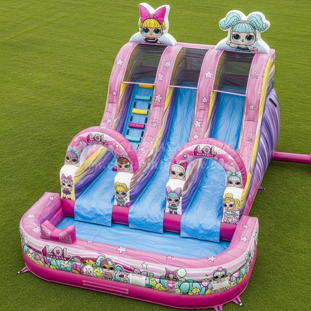 T8-7295 L.O.L.SURPRISE Theme Inflatable Water Slide
