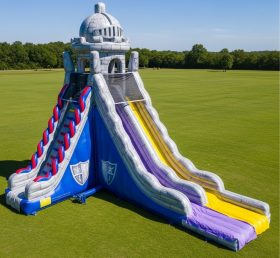 T8-7364 Nella Knight Theme Inflatable Water Slide