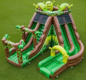 T8-7455 Shrek Theme Inflatable Water Slide