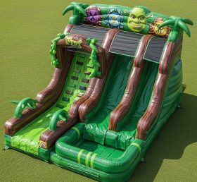 T8-7461 Shrek Theme Inflatable Water Slide