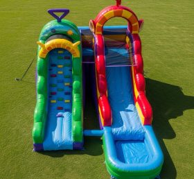 T8-7515 Teletubbies Theme Inflatable Water Slide