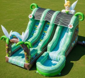 T8-7573 Tinker Bell Theme Inflatable Water Slide