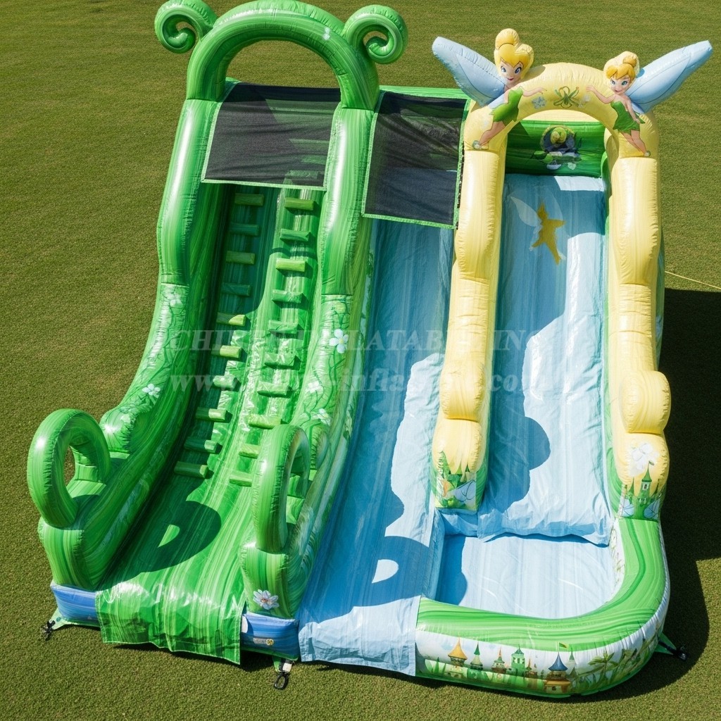 T8-7575 Tinker Bell Theme Inflatable Water Slide