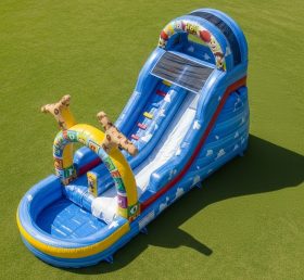 T8-7593 Toy Story Theme Inflatable Water Slide