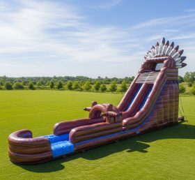 T8-7624 American Indian Theme Giant Slide