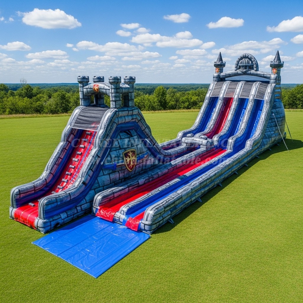 T8-7683 Knight Theme Giant Slide