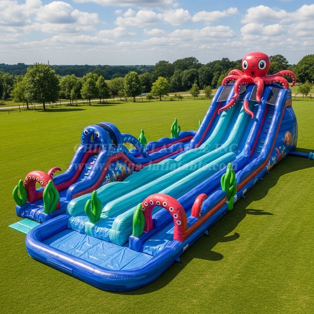 T8-7693 Octopus Theme Giant Slide