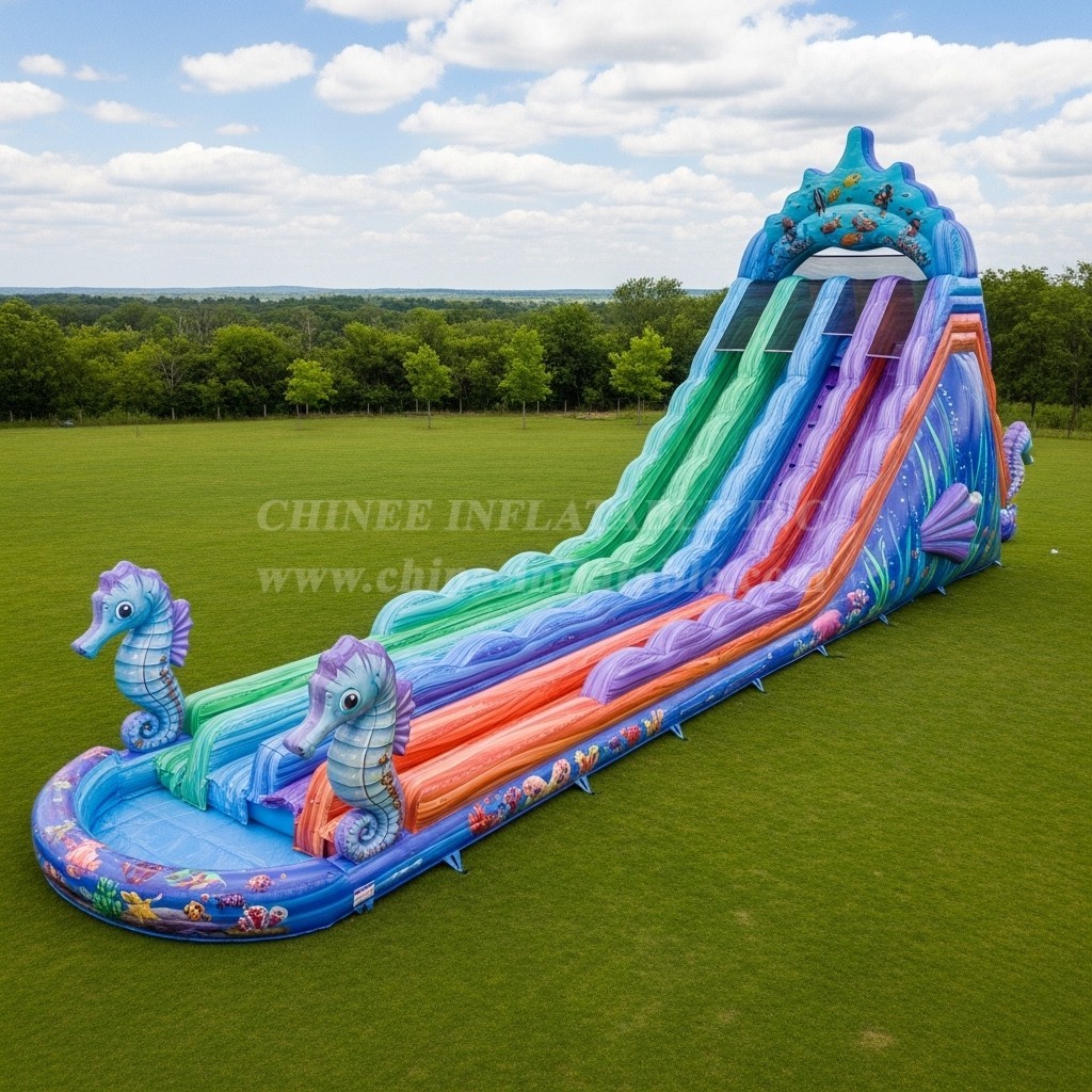 T8-7713 Seahorse Theme Giant Slide