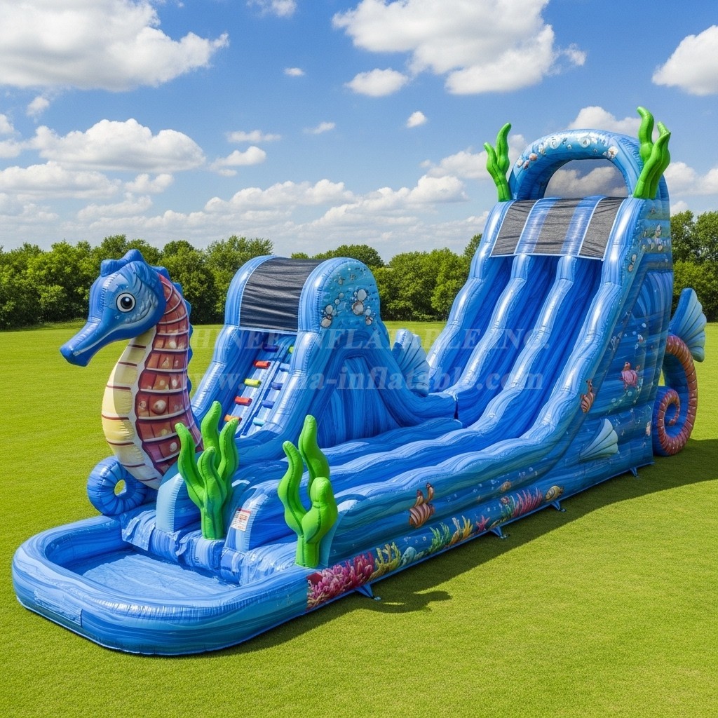 T8-7714 Seahorse Theme Giant Slide