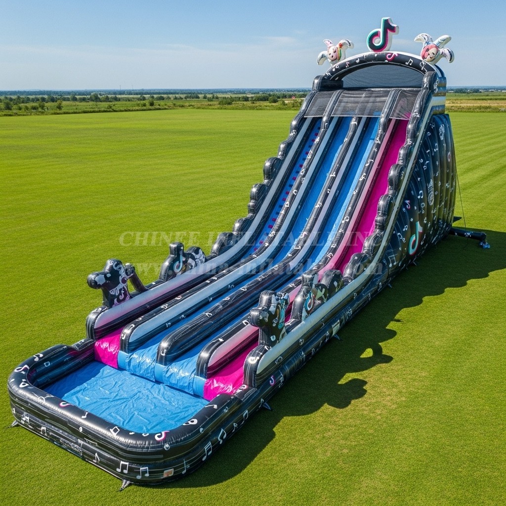 T8-7721 TikTok Theme Giant Slide