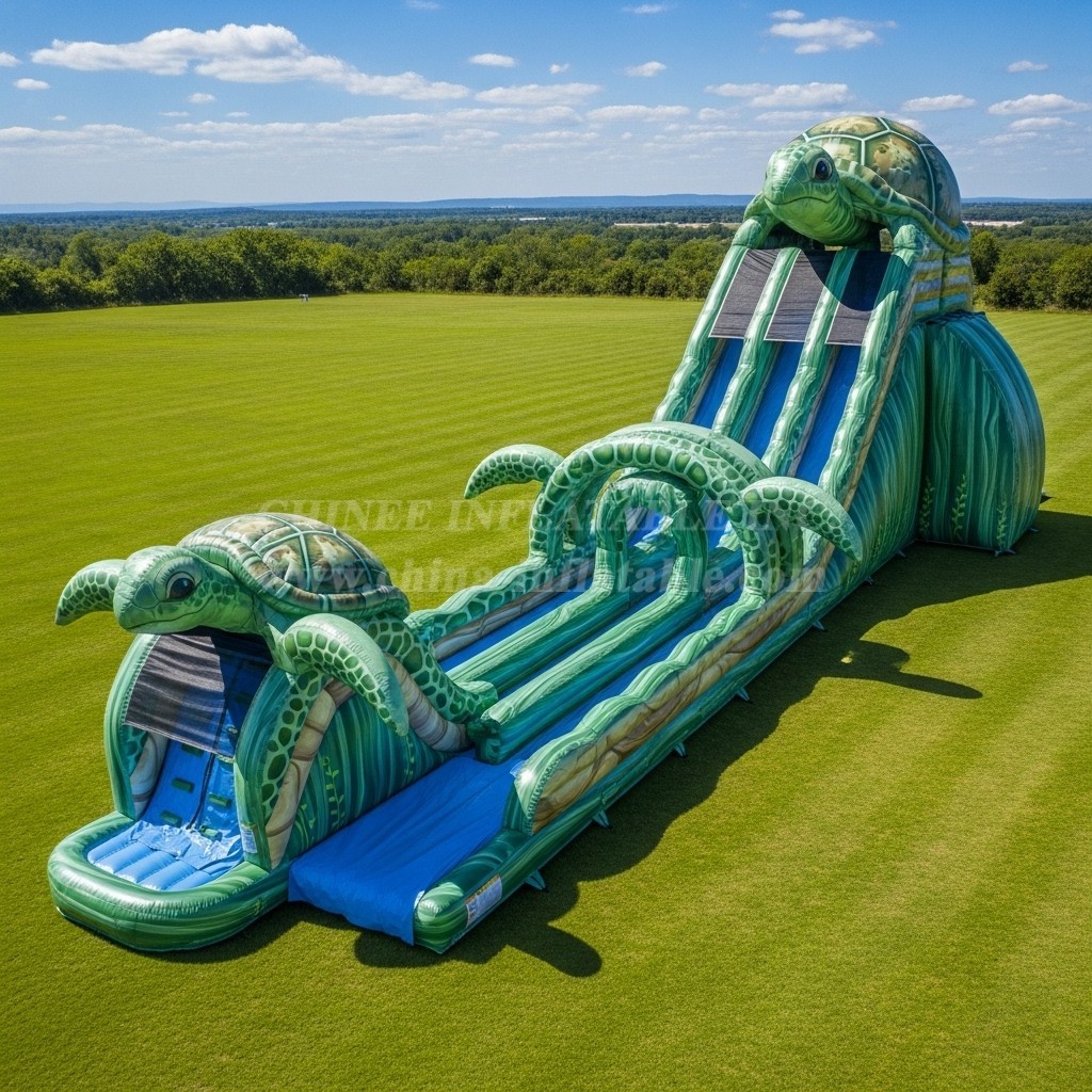 T8-7724 Turtle Theme Giant Slide