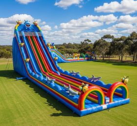 T8-8841 Bee and Shark Theme Giant Slide