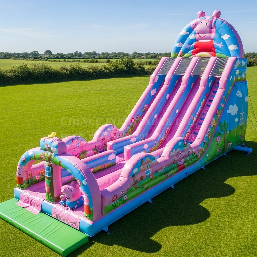 T8-8853 Peppa Pig Inflatable Slide
