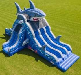 T8-9057 Shark Inflatable Slide