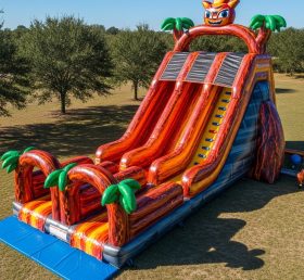 T8-9068 Blaze Monster Inflatable Dry Slide