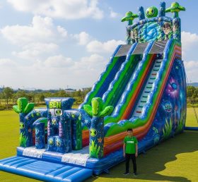 T8-9106 Ben 10 Inflatable Slide