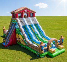 T8-9119 Farm Inflatable Slide