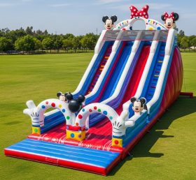 T8-9190 Mickey & Minnie Inflatable Slide