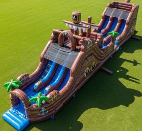 T8-9195 Pirates Inflatable Slide