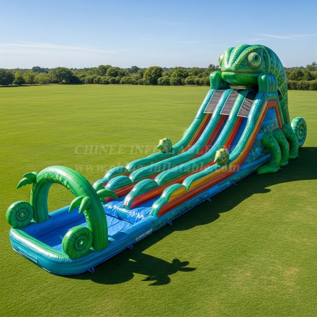 T8-9216 Chameleon Inflatable Water Slide