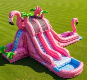 T8-9223 Flamingo Inflatable Water Slide