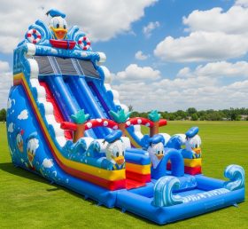 T8-9243 Donald Duck Inflatable Water Slide