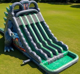 T8-9261 Godzilla Inflatable Water Slide