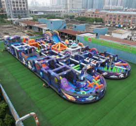 CR2-122 Space Theme Challenging Run Giant Inflatable Obstacle Courses