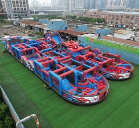 CR2-124 Spider-Man Theme Challenging Run Giant Inflatable Obstacle Courses