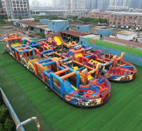 CR2-17 Blaze Monster Theme Challenging Run Giant Inflatable Obstacle Courses