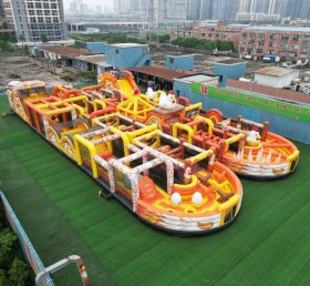 CR2-182 Chicken Theme Challenging Run Giant Inflatable Obstacle Courses