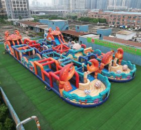 CR2-186 Crab Theme Challenging Run Giant Inflatable Obstacle Courses