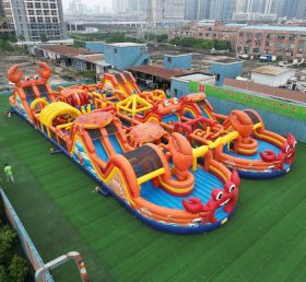 CR2-187 Crab Theme Challenging Run Giant Inflatable Obstacle Courses