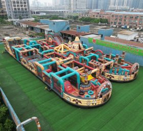 CR2-2 American Indian Theme Challenging Run Giant Inflatable Obstacle Courses